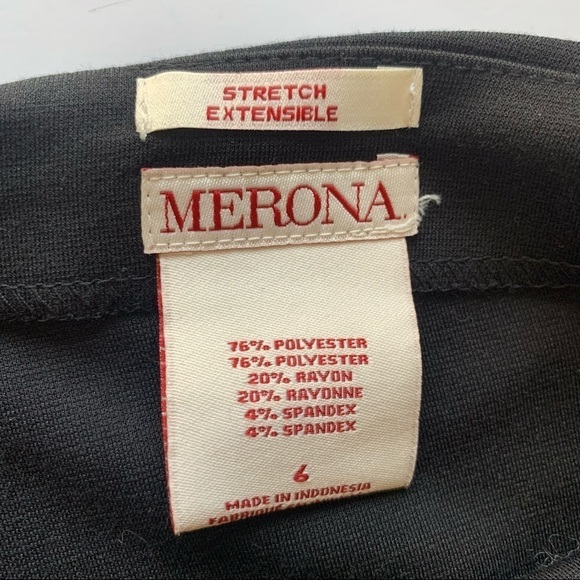 Merona Color Ebony Block Pencil Skirt Size 6 - Picture 6 of 7